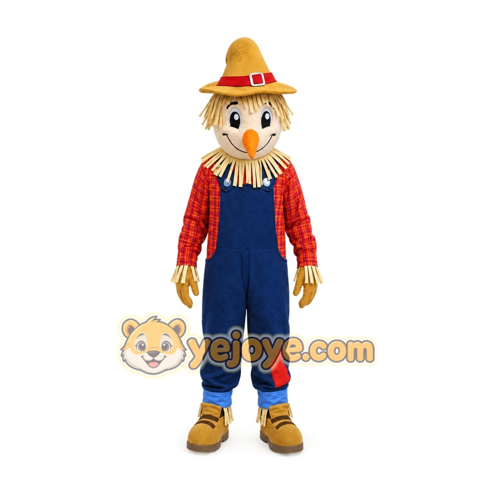 Scarecrow Mascot Costume for Adults Custom Logo Party Character Suit Scarecrow Mascot Costume for Adults Custom Logo Party Character Suit