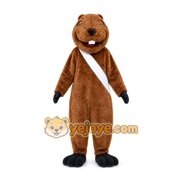 Beaver Mascot Costume for Adults Custom Logo Party Character Suit