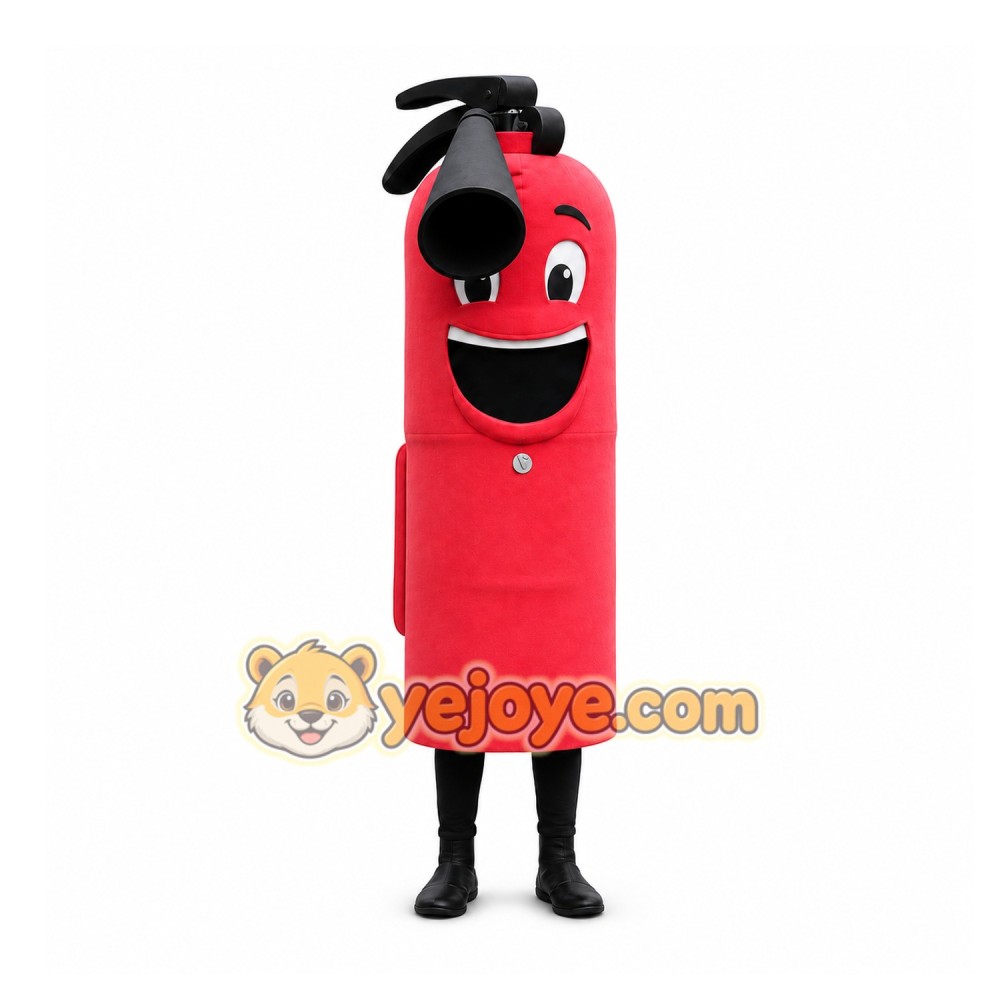 Fire Extinguisher Mascot Costume for Adults Custom Logo Party Character Suit Fire Extinguisher Mascot Costume for Adults Custom Logo Party Character Suit