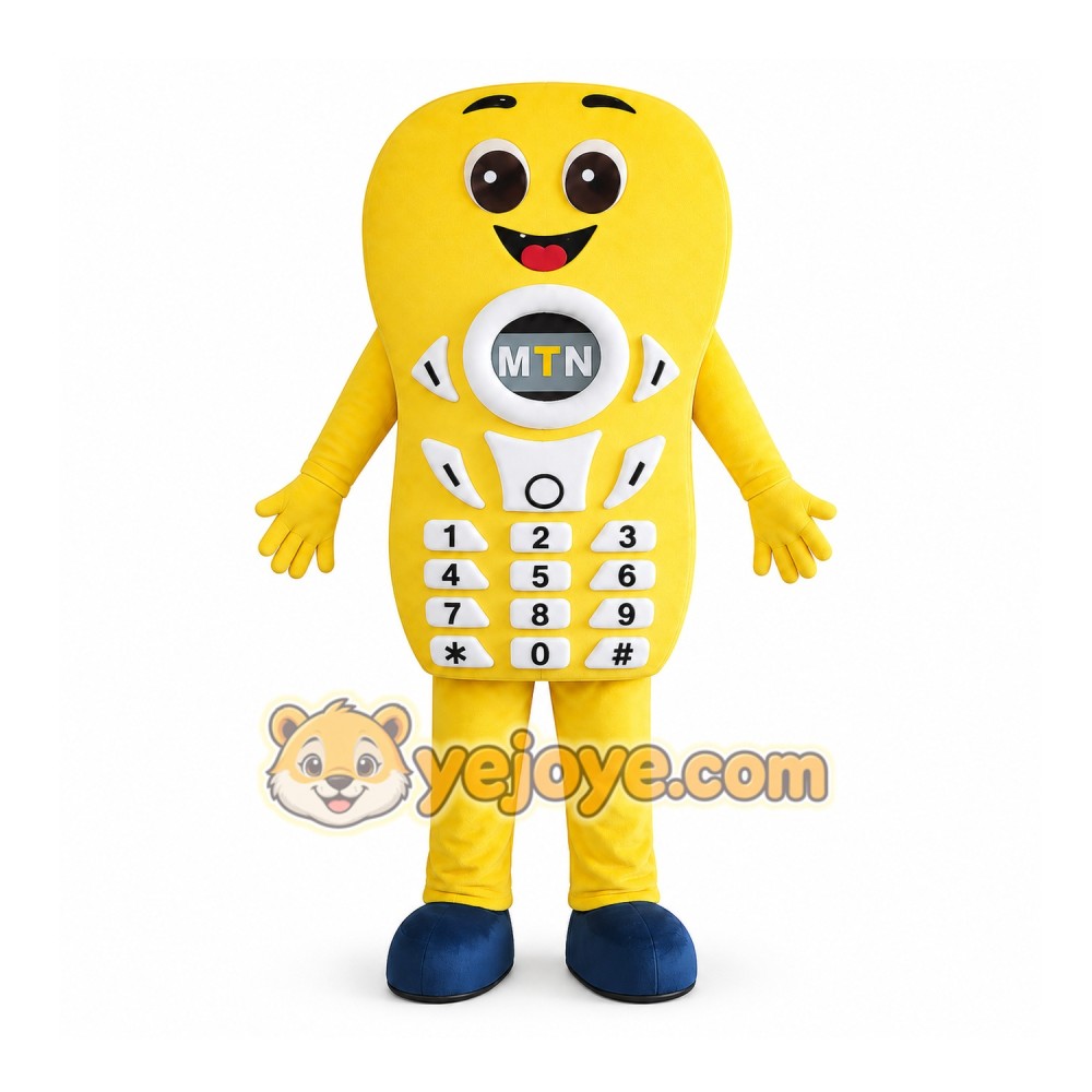 Phone Mascot Costume for Adults Custom Logo Party Character Suit