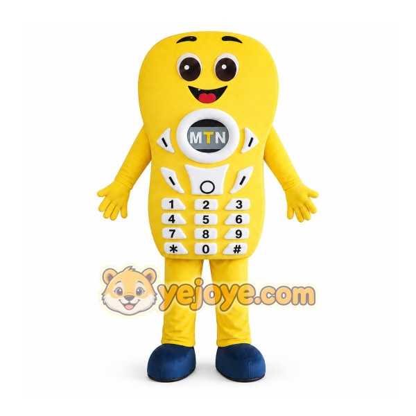 Phone Mascot Costume for Adults Custom Logo Party Character Suit