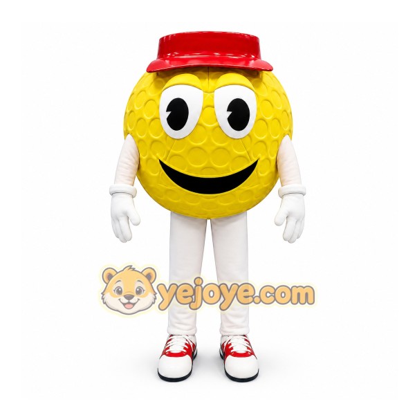 Golf Ball Mascot Costume for Adults Custom Logo Party Character Suit