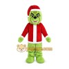 Green Christmas Monster Mascot Costume for Adults Custom Logo Party Character Suit Green Christmas Monster Mascot Costume for Adults Custom Logo Party Character Suit