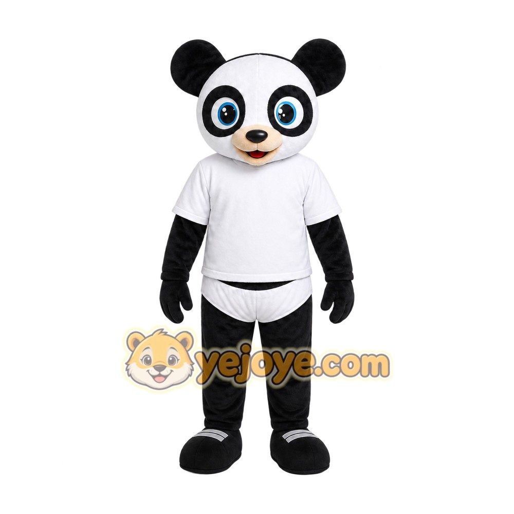 Panda Mascot Costume for Adults Custom Logo Party Character Suit Panda Mascot Costume for Adults Custom Logo Party Character Suit