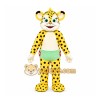 Leopard Mascot Costume for Adults Custom Logo Party Character Suit
