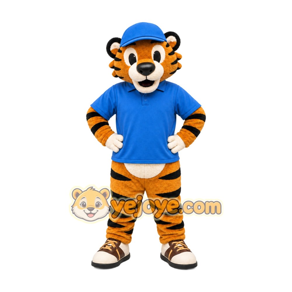Tiger Mascot Costume for Adults Custom Logo Party Character Suit Tiger Mascot Costume for Adults Custom Logo Party Character Suit