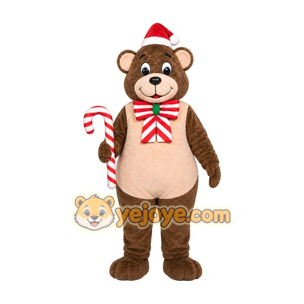 Bear Mascot Costume for Adults Custom Logo Party Character Suit