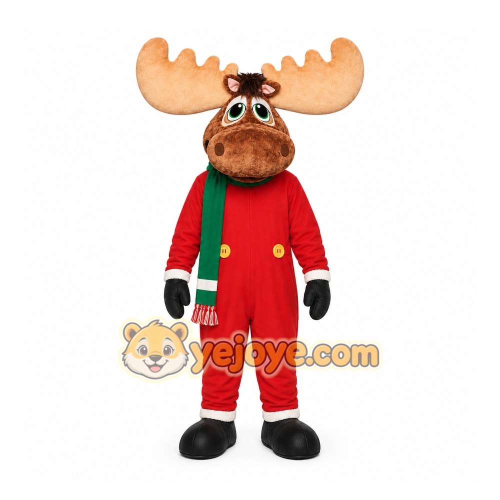 Moose Mascot Costume for Adults Custom Logo Party Character Suit