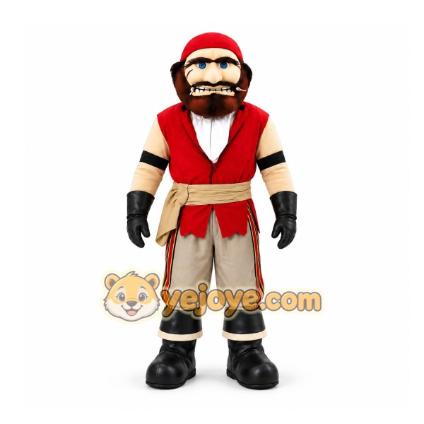 Pirate Mascot Costume for Adults Custom Logo Party Character Suit