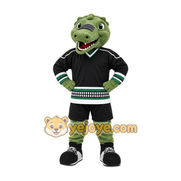 Alligator Mascot Costume for Adults Custom Logo Party Character Suit