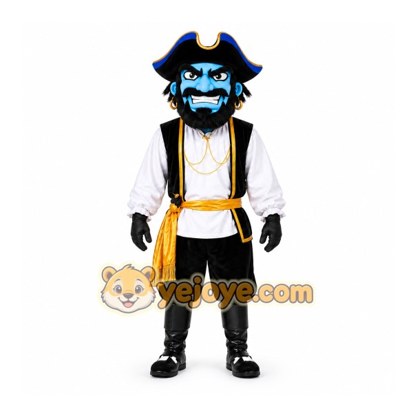 Pirate Mascot Costume for Adults Custom Logo Party Character Suit