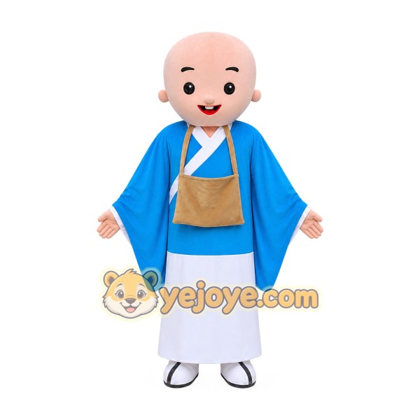 Monk character Mascot Costume for Adults Custom Logo Party Character Suit