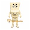 Toilet Mascot Costume for Adults Custom Logo Party Character Suit