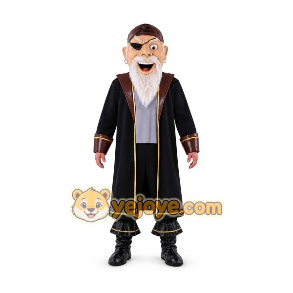 Pirate Mascot Costume for Adults Custom Logo Party Character Suit