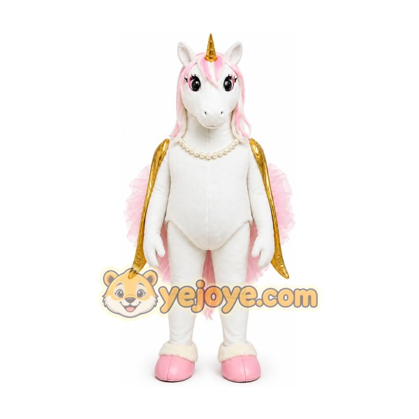 Unicorn Mascot Costume for Adults Custom Logo Party Character Suit