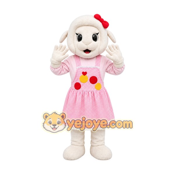 Lamb Mascot Costume for Adults Custom Logo Party Character Suit