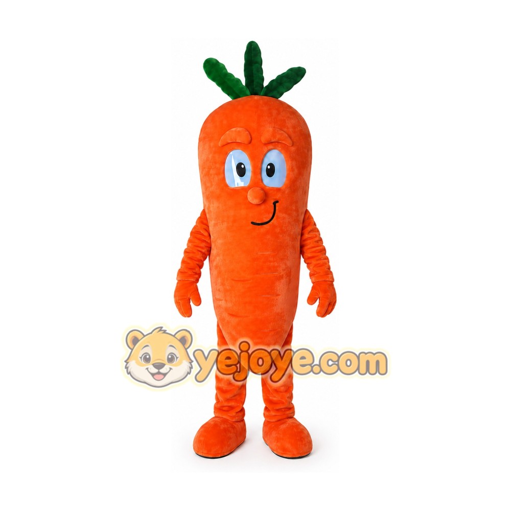 Carrot Mascot Costume for Adults Custom Logo Party Character Suit Carrot Mascot Costume for Adults Custom Logo Party Character Suit