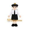 Officer Mascot Costume for Adults Custom Logo Party Character Suit Officer Mascot Costume for Adults Custom Logo Party Character Suit