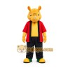 Yellow Rhinoceros Mascot Costume for Adults Custom Logo Party Character Suit
