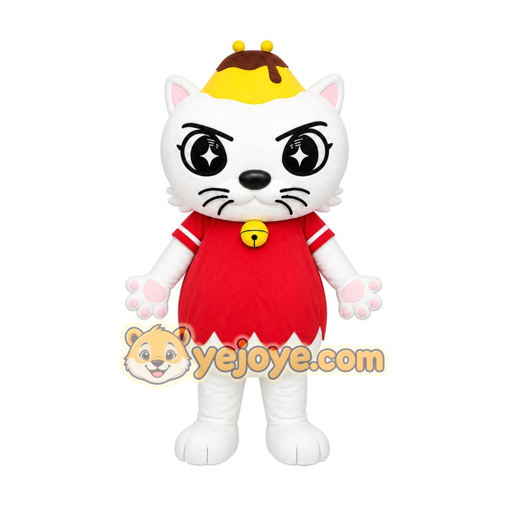 Cat Mascot Costume for Adults Custom Logo Party Character Suit