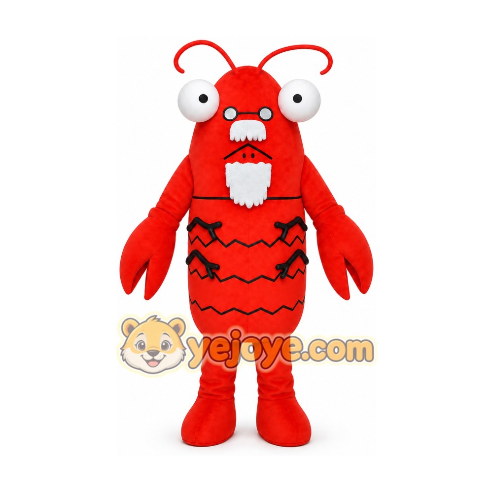 Lobster Mascot Costume for Adults Custom Logo Party Character Suit