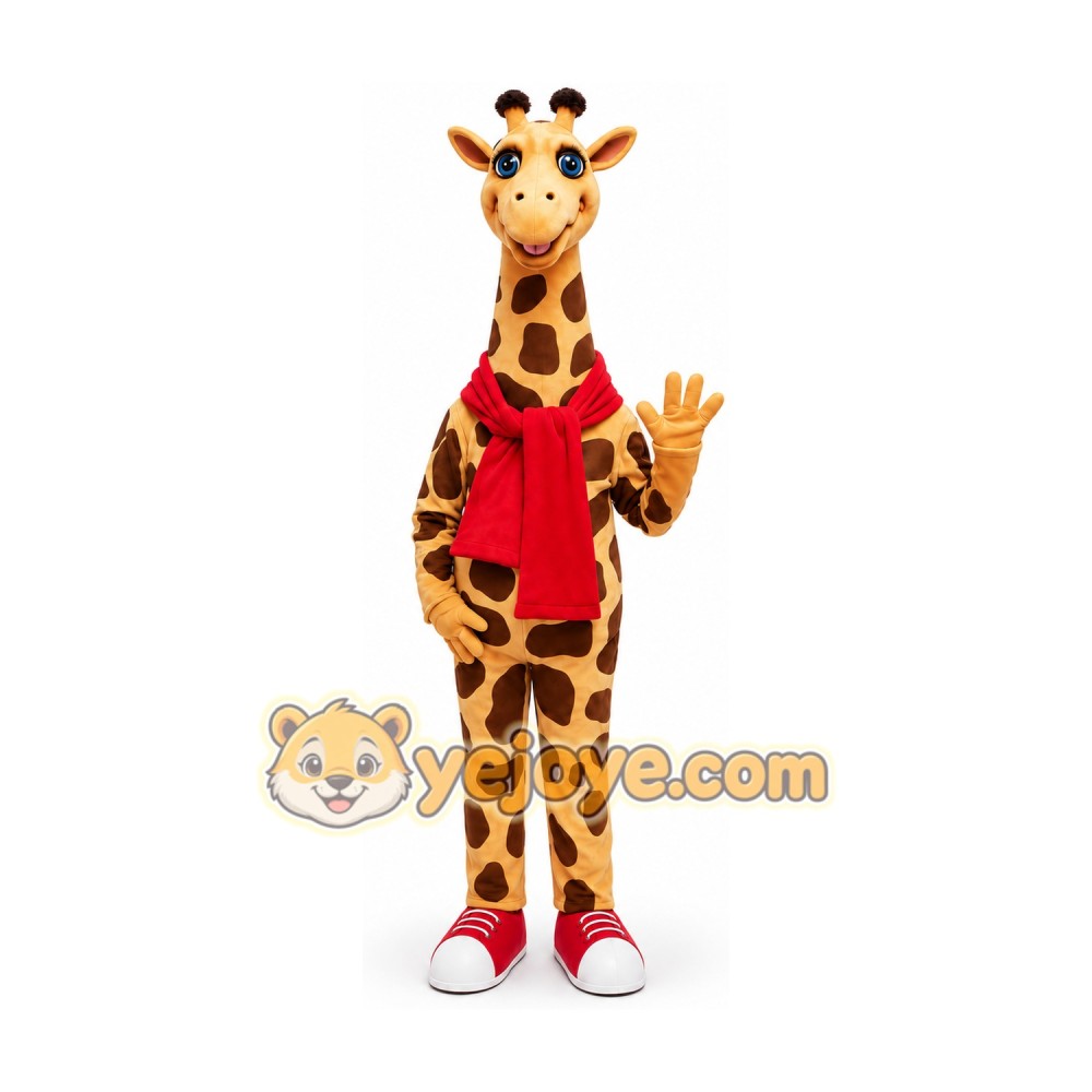 Giraffe Mascot Costume for Adults Custom Logo Party Character Suit Giraffe Mascot Costume for Adults Custom Logo Party Character Suit