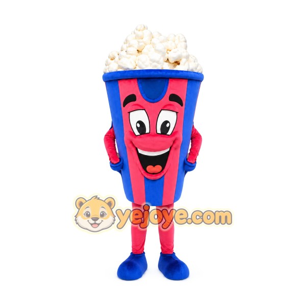 Popcorn Mascot Costume for Adults Custom Logo Party Character Suit Popcorn Mascot Costume for Adults Custom Logo Party Character Suit