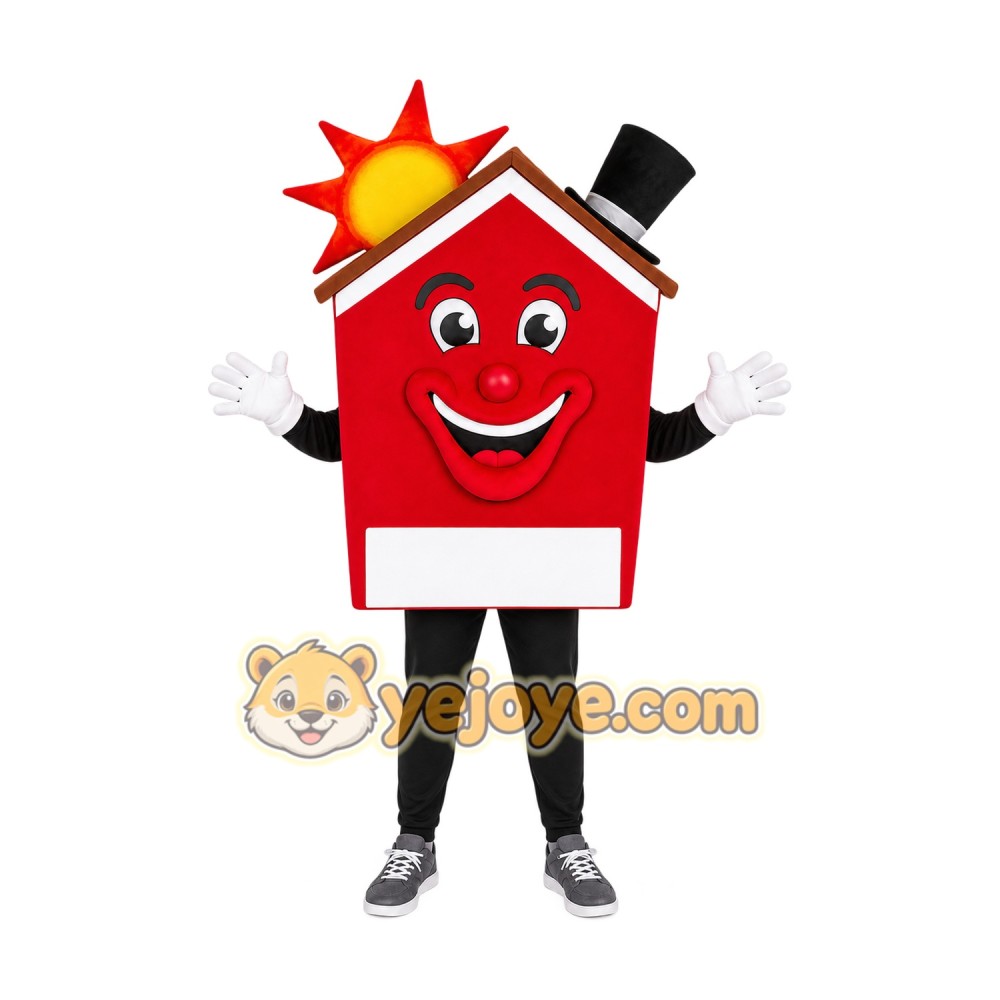 House Mascot Costume for Adults Custom Logo Party Character Suit