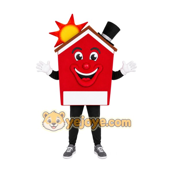 House Mascot Costume for Adults Custom Logo Party Character Suit