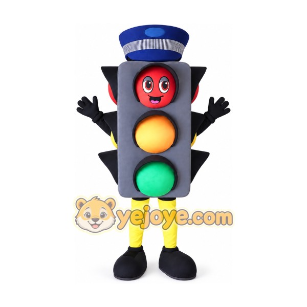 Traffic Light Mascot Costume for Adults Custom Logo Party Character Suit