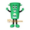 Trash Can Mascot Costume for Adults Custom Logo Party Character Suit