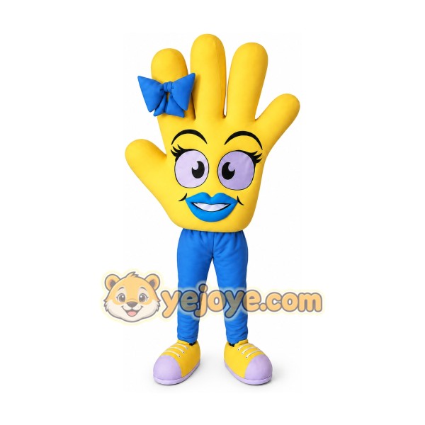 Hand Mascot Costume for Adults Custom Logo Party Character Suit