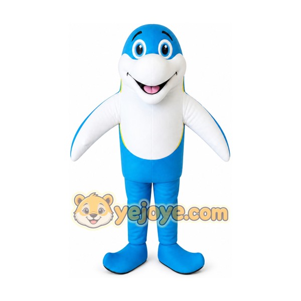 Shark Mascot Costume for Adults Custom Logo Party Character Suit
