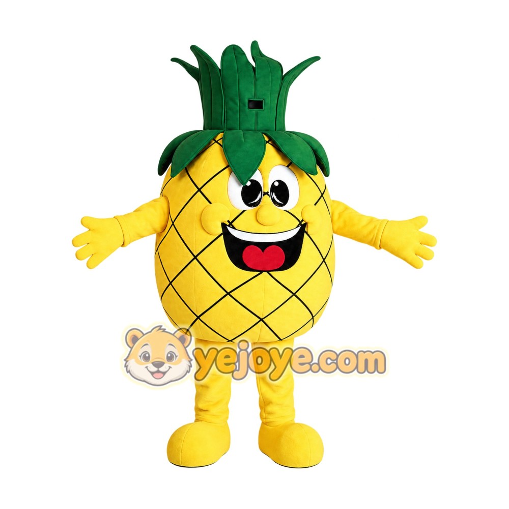 Pineapple Mascot Costume for Adults Custom Logo Party Character Suit