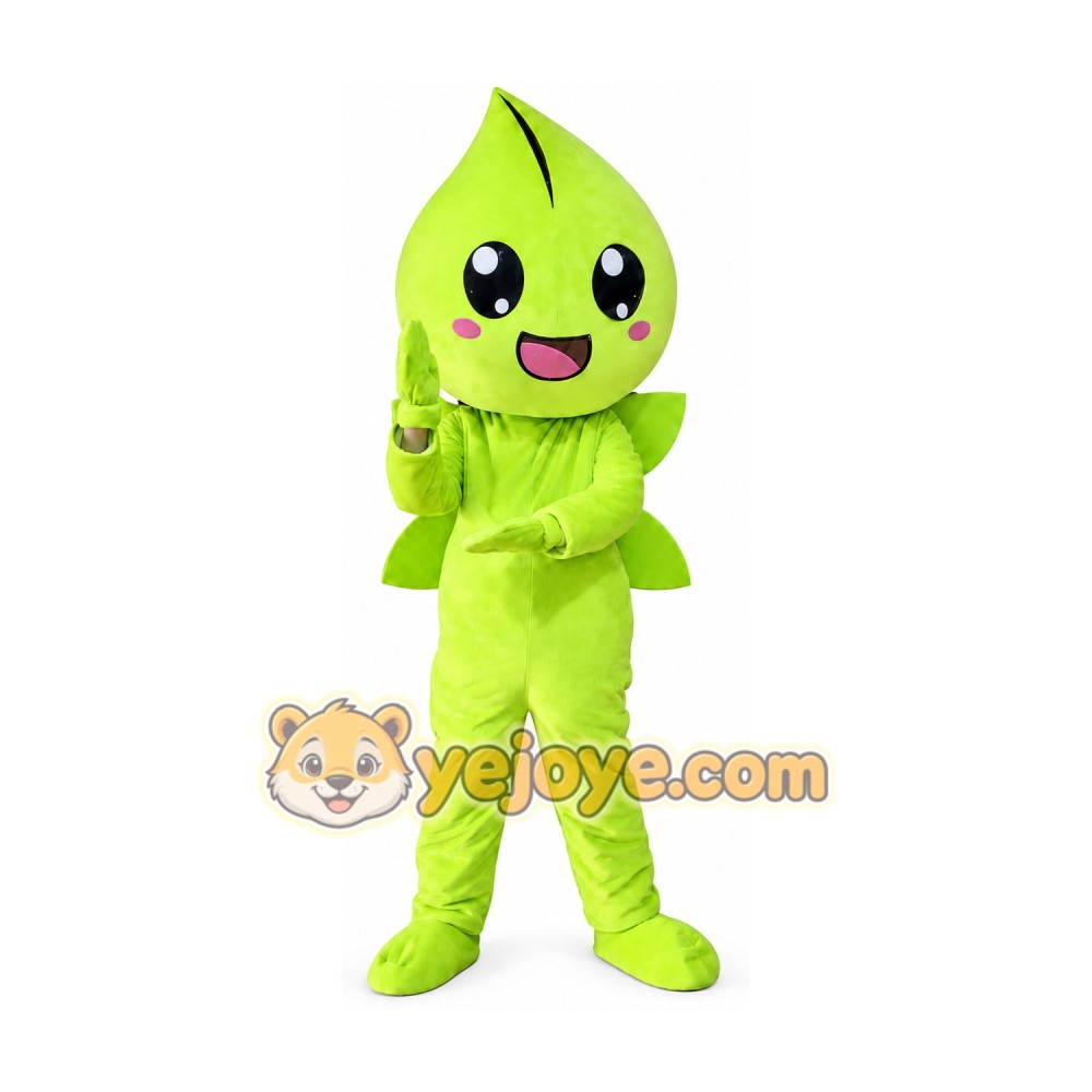 Leaf Character Mascot Costume for Adults Custom Logo Party Character Suit Leaf Character Mascot Costume for Adults Custom Logo Party Character Suit