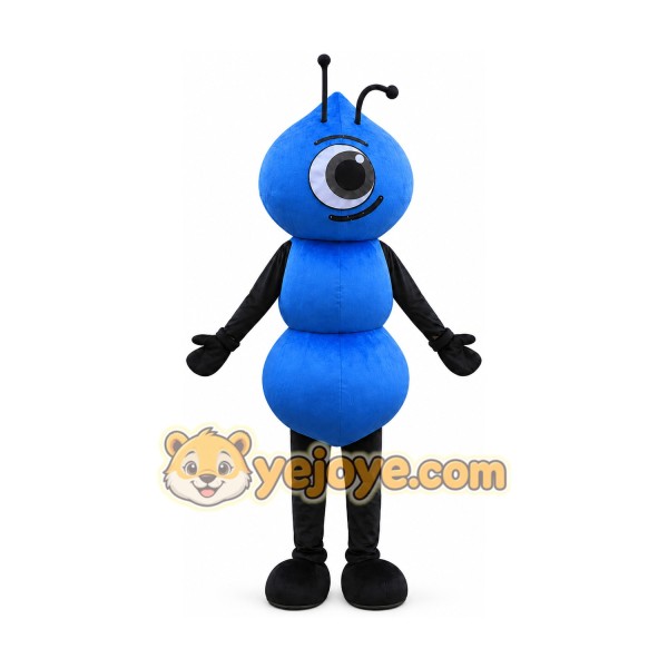 Blue Ant Mascot Costume for Adults Custom Logo Party Character Suit