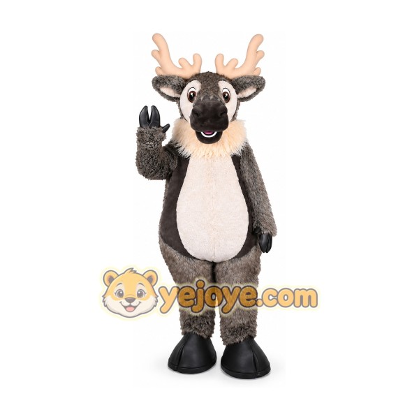 Reindeer Mascot Costume for Adults Custom Logo Party Character Suit Reindeer Mascot Costume for Adults Custom Logo Party Character Suit