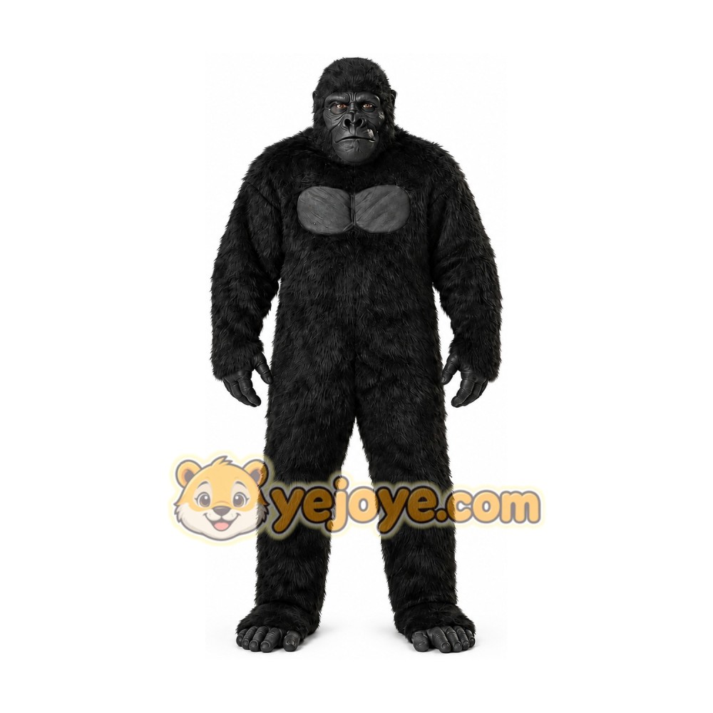 Gorilla Mascot Costume for Adults Custom Logo Party Character Suit Gorilla Mascot Costume for Adults Custom Logo Party Character Suit