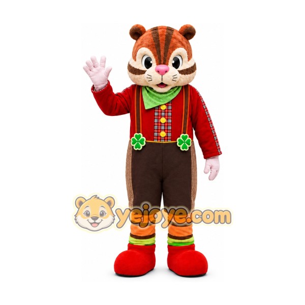 Chipmunk Mascot Costume for Adults Custom Logo Party Character Suit
