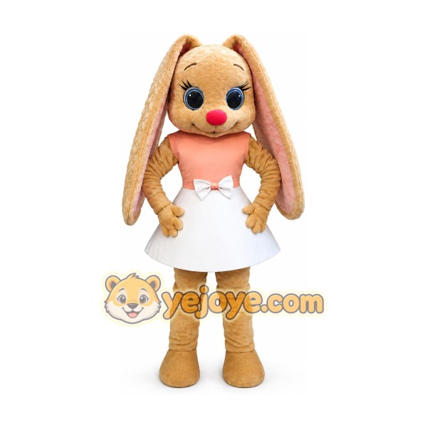 Rabbit Mascot Costume for Adults Custom Logo Party Character Suit Rabbit Mascot Costume for Adults Custom Logo Party Character Suit