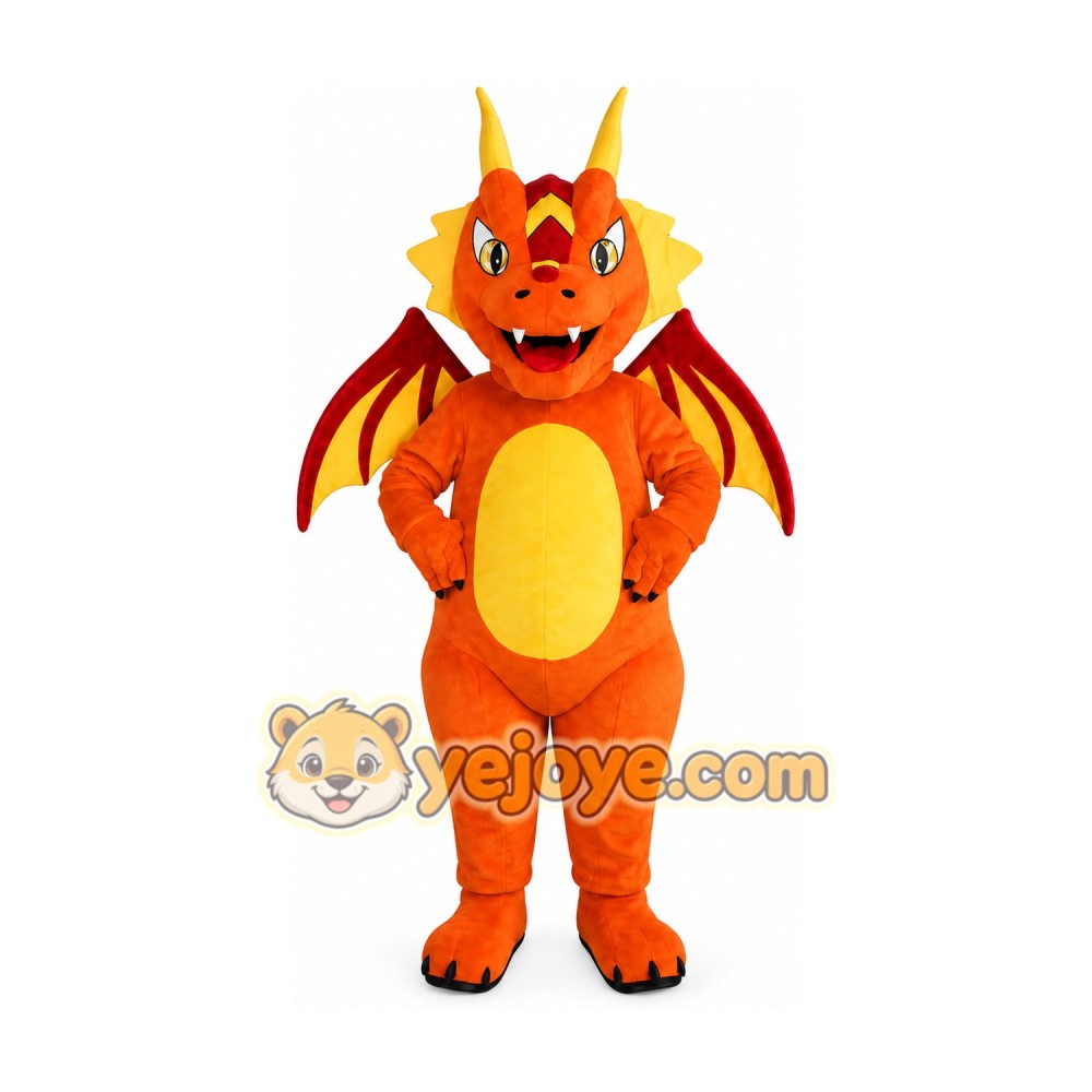 Dragon Mascot Costume for Adults Custom Logo Party Character Suit
