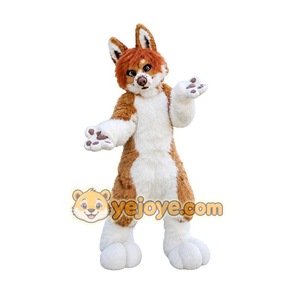Fox Mascot Costume for Adults Custom Logo Party Character Suit