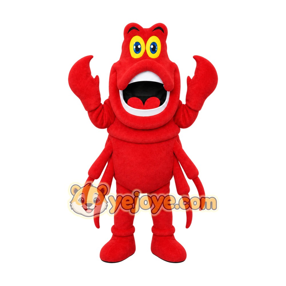 Lobster Mascot Costume for Adults Custom Logo Party Character Suit