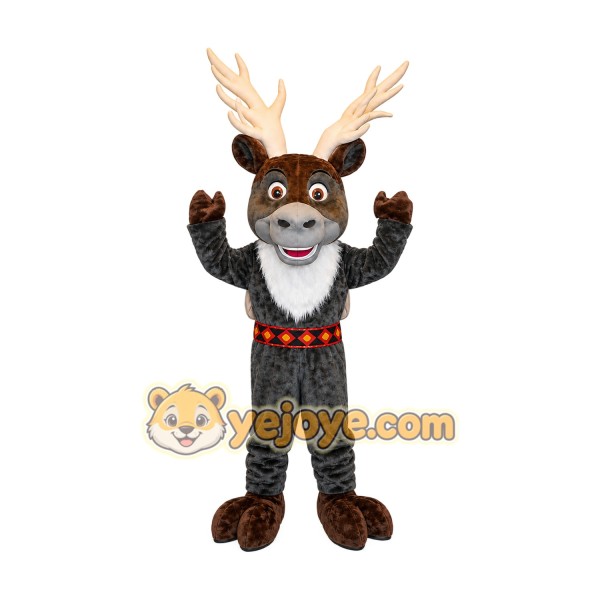 Reindeer Mascot Costume for Adults Custom Logo Party Character Suit Reindeer Mascot Costume for Adults Custom Logo Party Character Suit