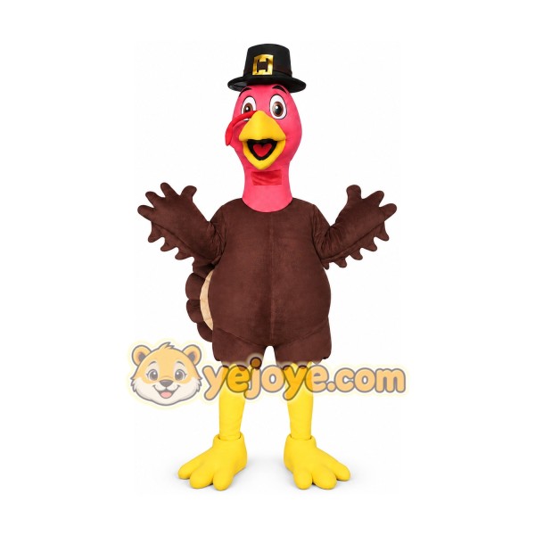 Turkey Mascot Costume for Adults Custom Logo Party Character Suit Turkey Mascot Costume for Adults Custom Logo Party Character Suit