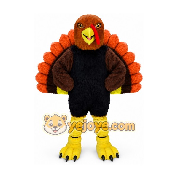 Turkey Mascot Costume for Adults Custom Logo Party Character Suit Turkey Mascot Costume for Adults Custom Logo Party Character Suit