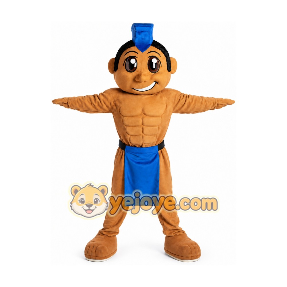 Strongman Mascot Costume for Adults Custom Logo Party Character Suit