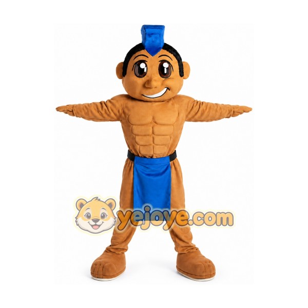 Strongman Mascot Costume for Adults Custom Logo Party Character Suit
