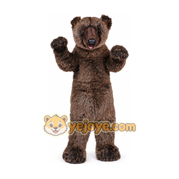 Bear Mascot Costume for Adults Custom Logo Party Character Suit