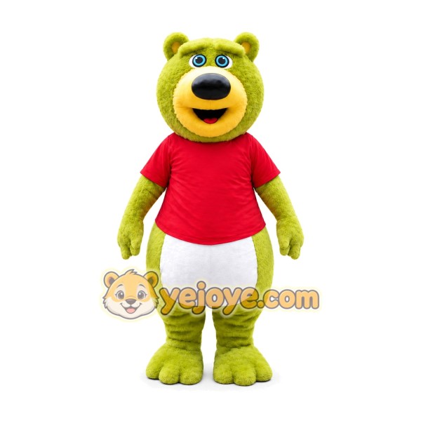 Bear Mascot Costume for Adults Custom Logo Party Character Suit